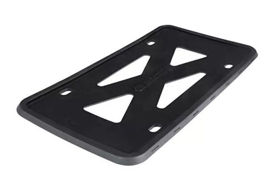 2-piece car license plate frame cover cap, trunk black silicone, suitable for Buick