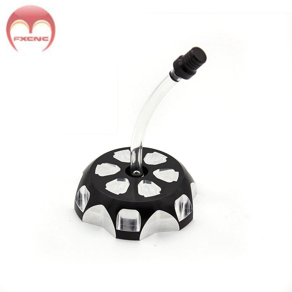 CNC motorcycle 59mm black gas fuel tank cap for Kawasaki KFX 400 year-round