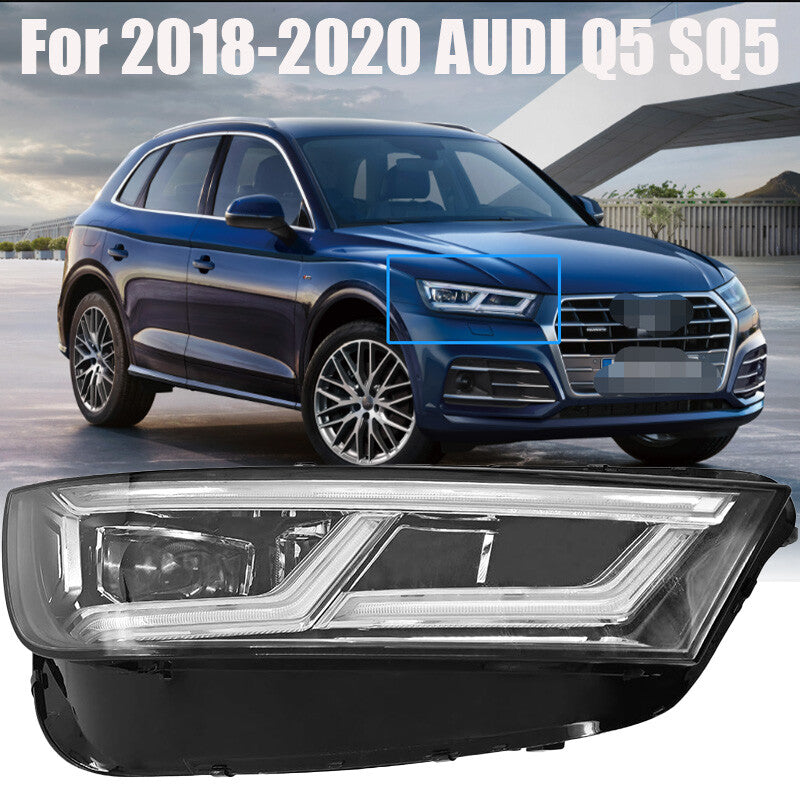 Right RH FULL LED Headlight Headlamp For 2018-2020 for AUDI Q5 SQ5 Passenger Side