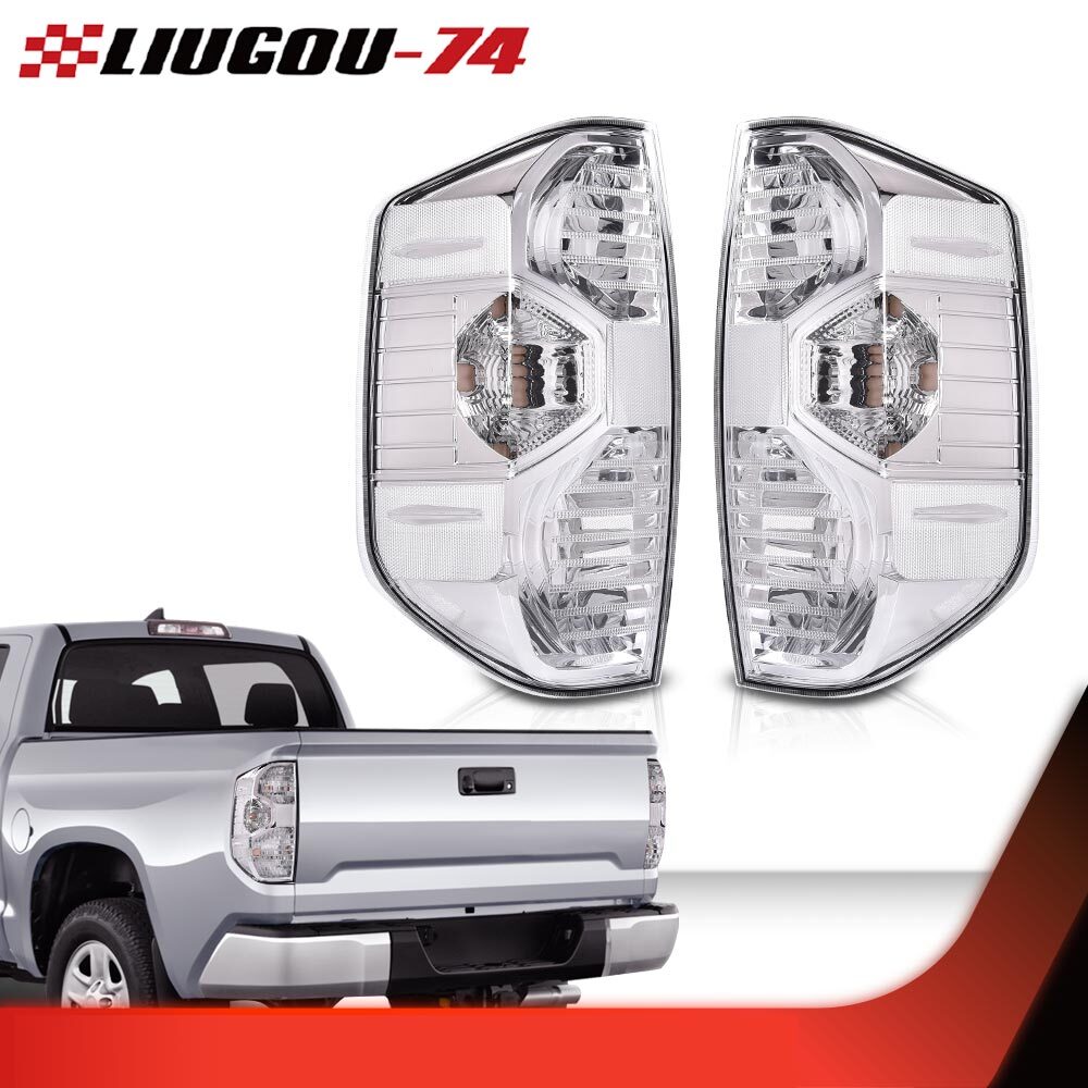 Transparent taillight replacement parts for 2014-2021 for Toyota Tundra pickup trucks (1 pair)