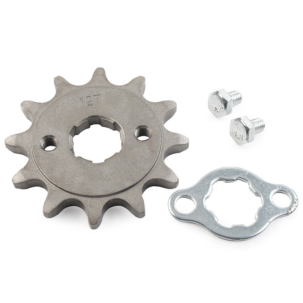 Chain Front Sprocket Cog For 125cc-250cc Dirt Pit Bike ATV Go Kart 520-12T 20MM