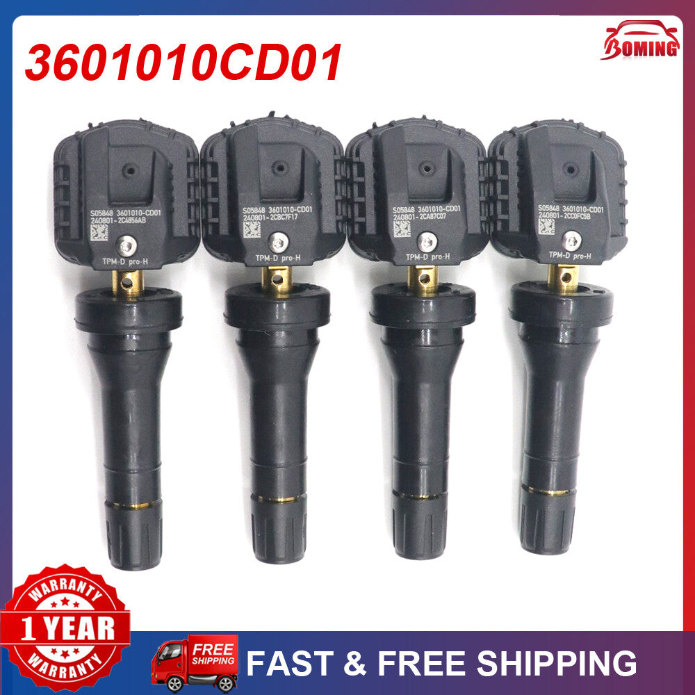 4PCS 3601010CD01 TPMS for ChangAn CS35 CS55 PLUS Raeton CC Tire Pressure Sensor