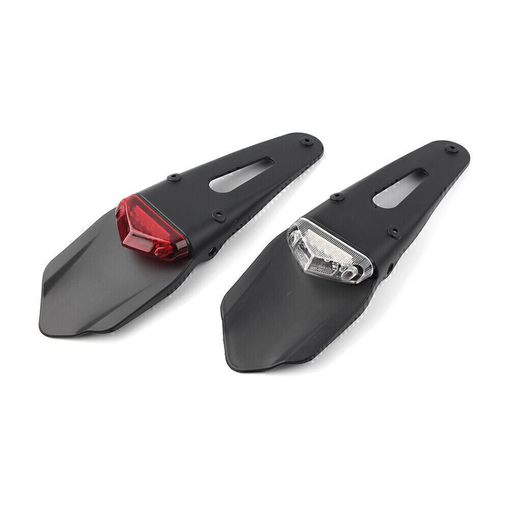 Universal Motorcycle Rear Tail Light Dirt Bike Fender 12V LED Off-Road