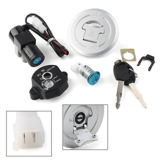 Ignition Switch Fuel Gas Cap for Seat Lock Key Set Fit for Honda CBR125 CBR 150R 125R