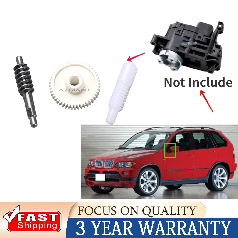 3PC Power Folding Mirror Motor Gear Repair for 2007-2011 for Subaru IMPREZA WRX STI