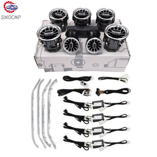 64 Colors Air Vent LED Ambient Light Set for Mercedes-Benz GLC C Class GLC W205