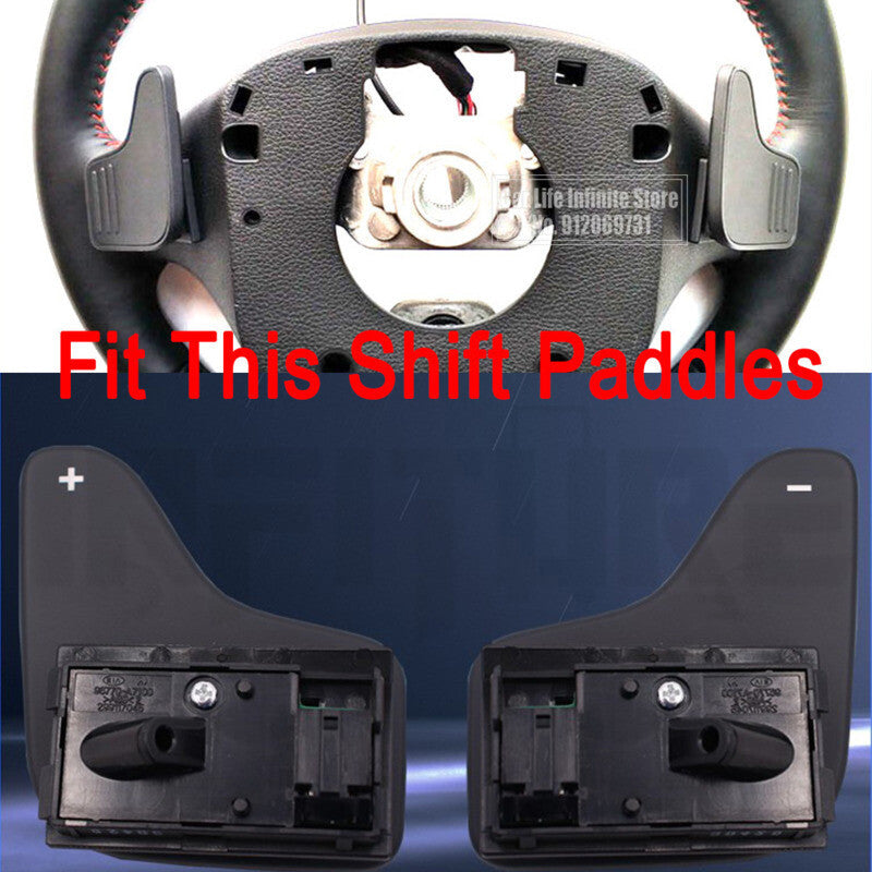 Blue Car Shift Paddles for KIA K3 13-17 K3S 14-17 Car Steering Wheel Shifter