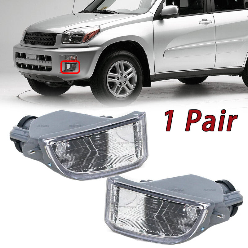 LHRH Front Bumper Fog Lamp Driving Lamp without bulb for Toyota Rav4 2001-2003