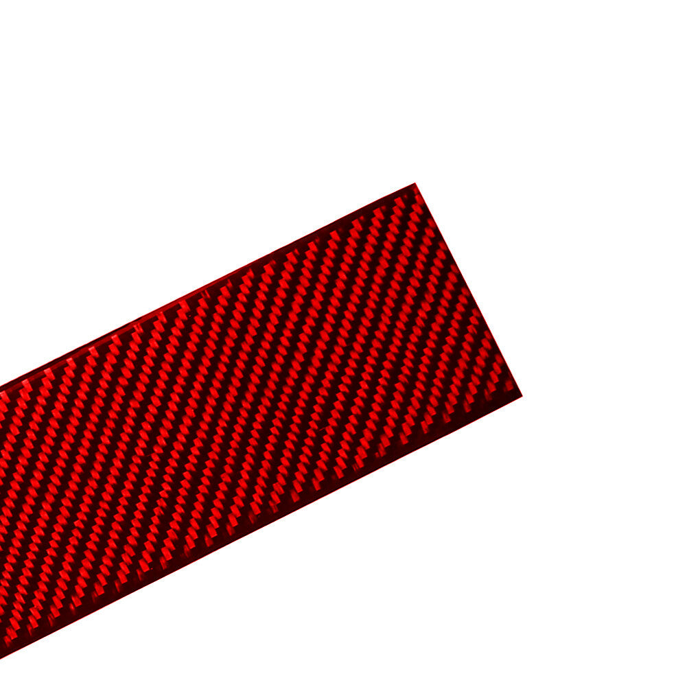 Red Carbon Fiber Above Glove Box Decorative Cover Trim for Ford for Mustang 2005-09