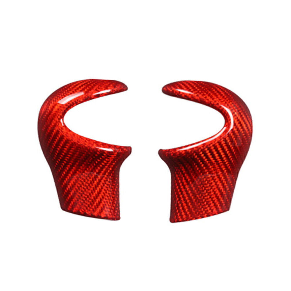 Red Carbon Fiber Gear Shift Knob Cover Trim for Mini Cooper R55 R56 R60 R57 R58