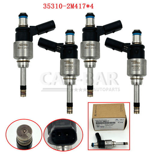 4 x Fuel Injectors 35310-2M417 for Sonata for Tucson Sorento Sportage K5 1.6L Turbo