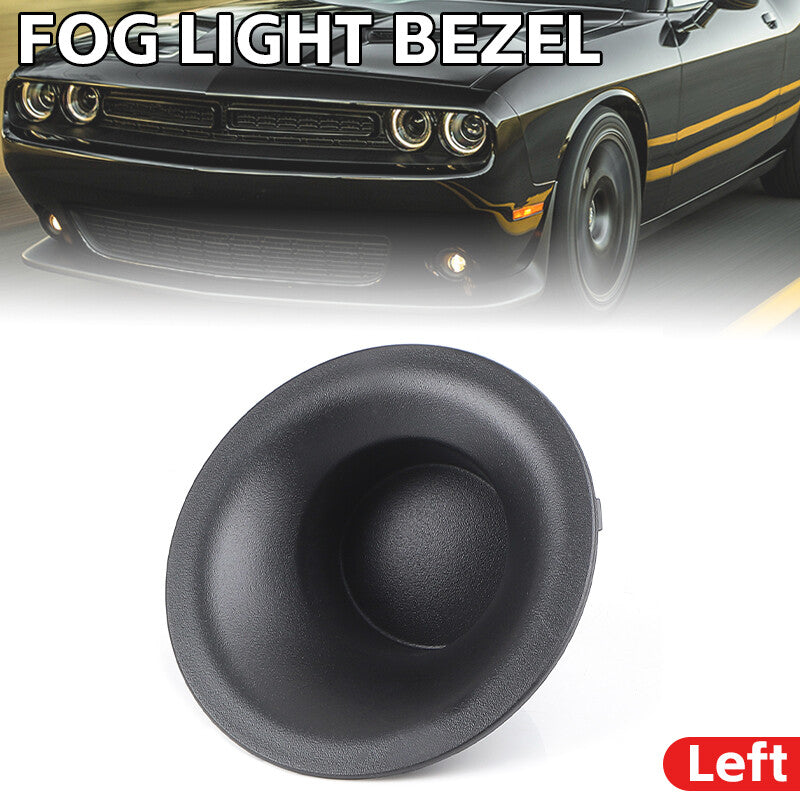 1x Left Side Fog Light Front Bumper Lamp Cover for 2015-2022 for Dodge for Challenger