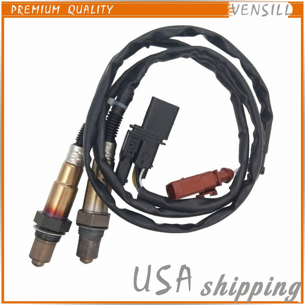 2Pcs Oxygen Sensor Front Rear for Audi A4 01-06 TT for VW Beetle for Passat 01-04 for Jetta