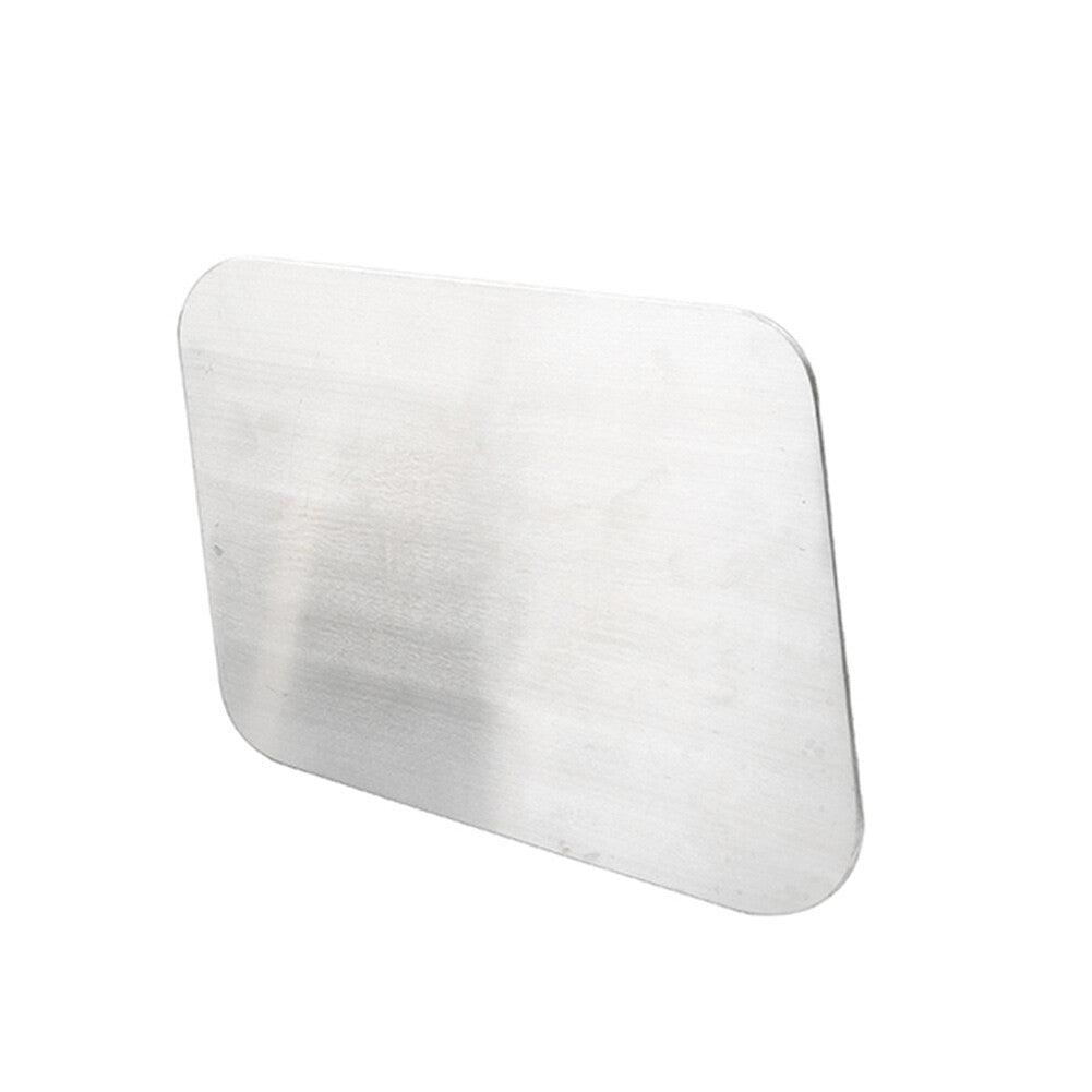 Motorcycle DIY license Number Plate Parallelogram 2.5mm Aluminum Silver