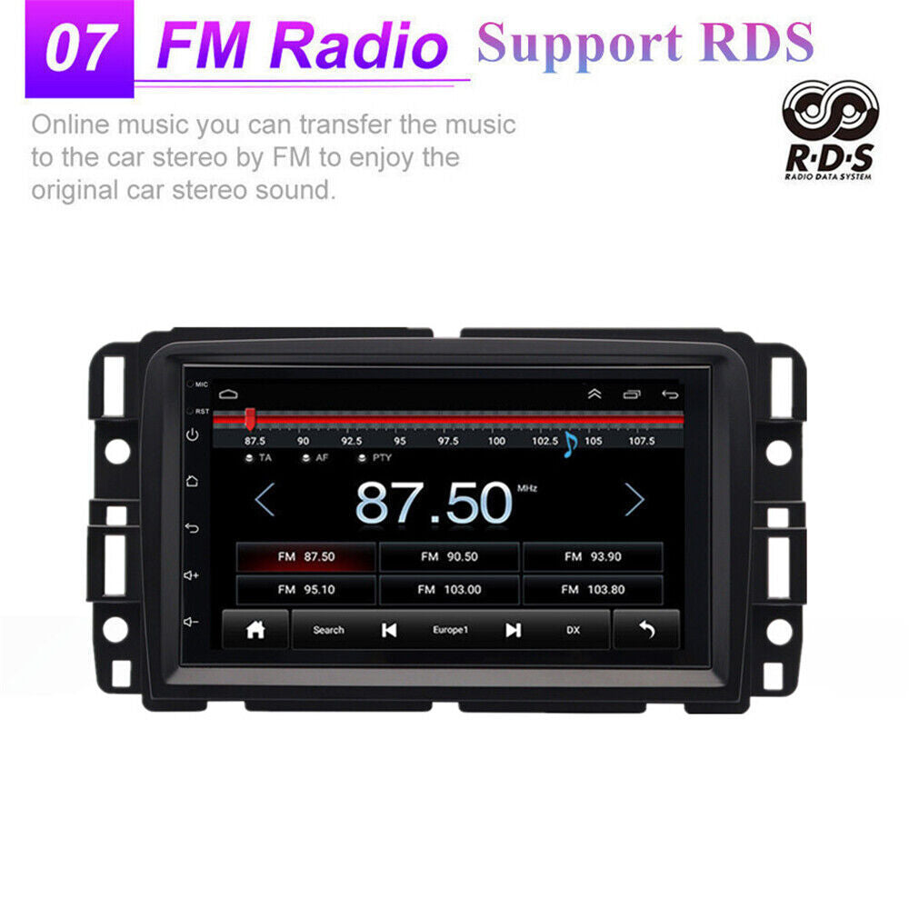 7in 2Din MP5 Player Car Radio Fit for GMC Acadia 2013-2017 Navigation GPS Stereo
