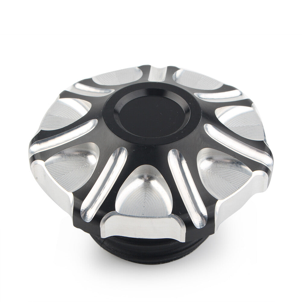 CNC Billet Vented Gas Cap Fuel Tank Right-hand Thread Fit for Harley Sportster