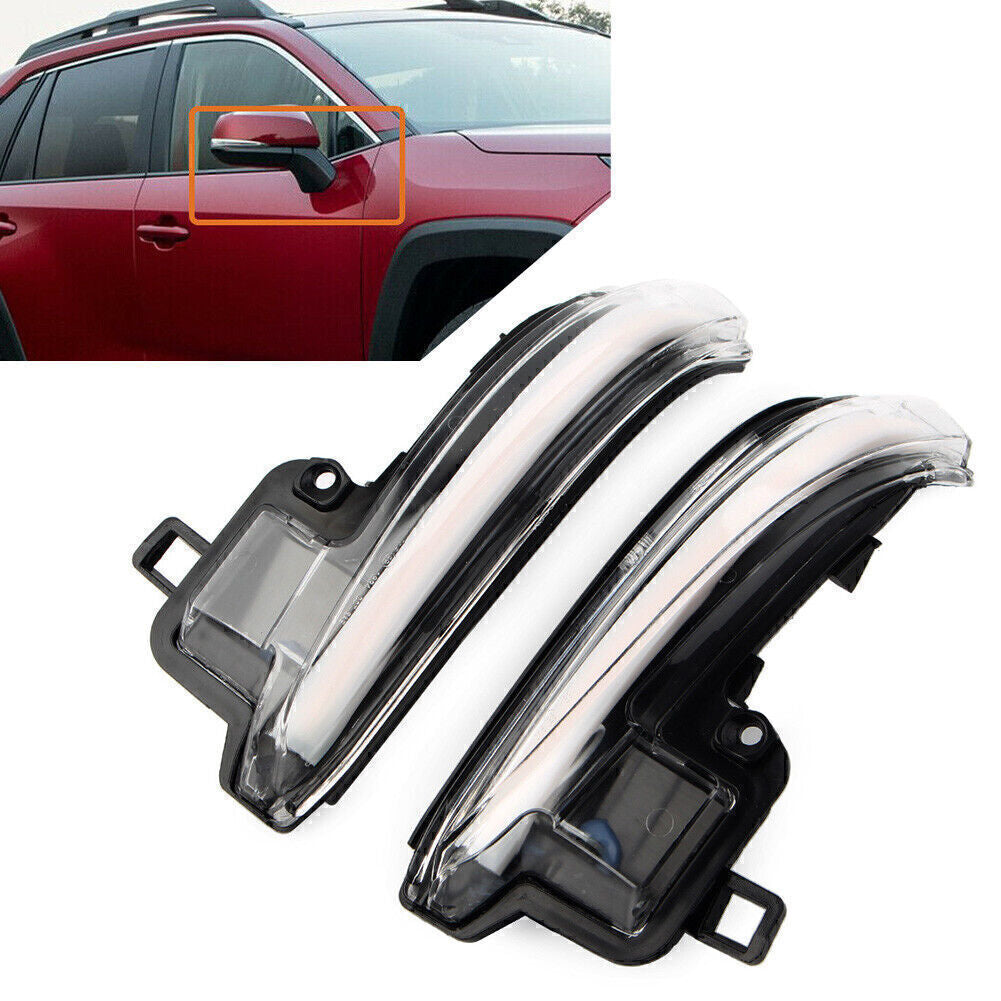 Dynamic Mirror Clear Turn Signal Sequential Light Fit for Toyota Tacoma N300 16-2020
