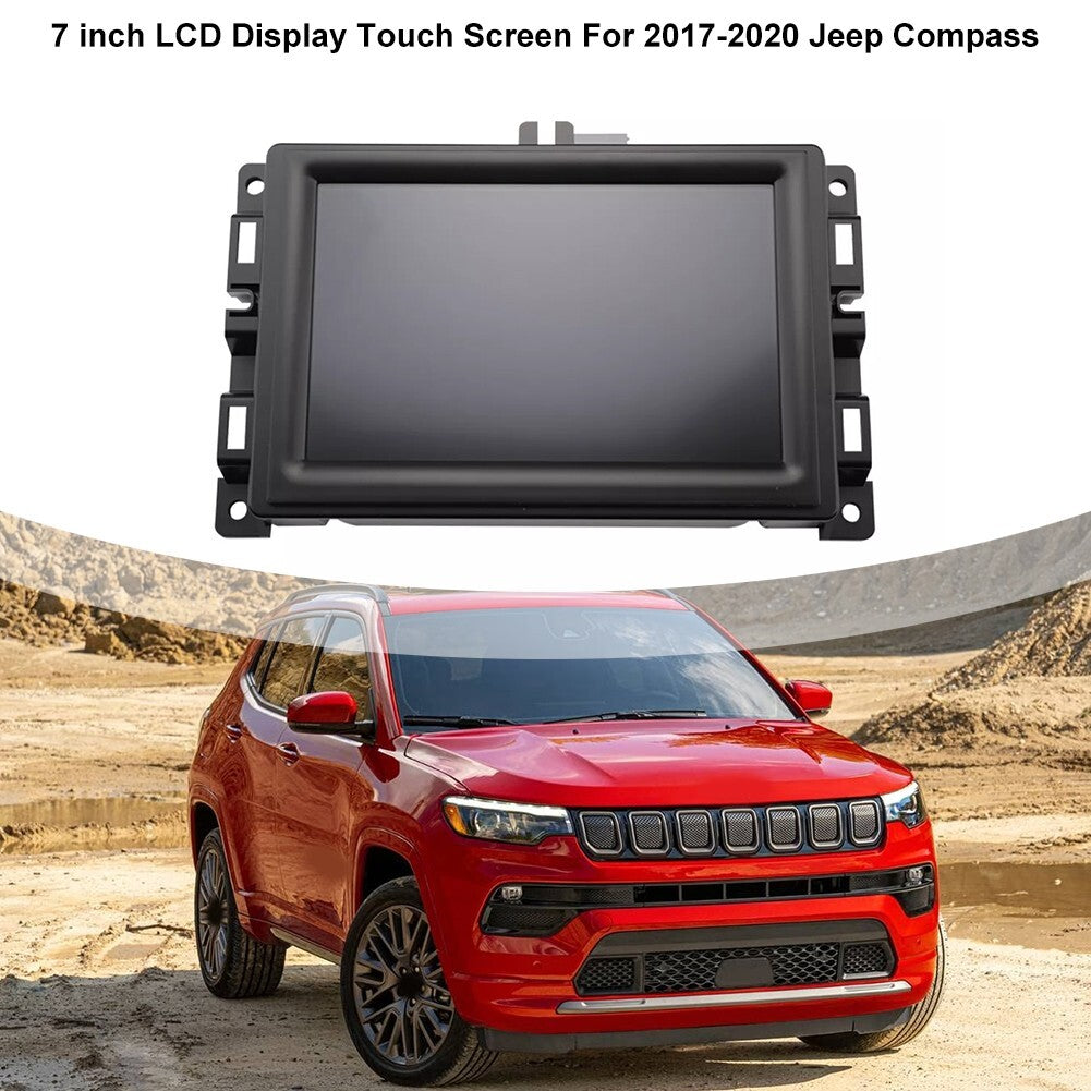 7 inch LCD Display Touch Screen for Jeep For Compass 2017-2020 Radio Navigation