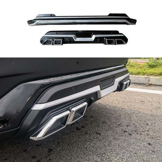 for Toyota for Corolla Cross Rear Skid Plate Bumper Board Guard Black Front 22-2023