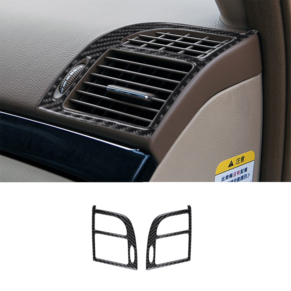 15Pcs Carbon Fiber Full Kit Cover Trim for Mercedes-Benz E-Class W211 2003-2009
