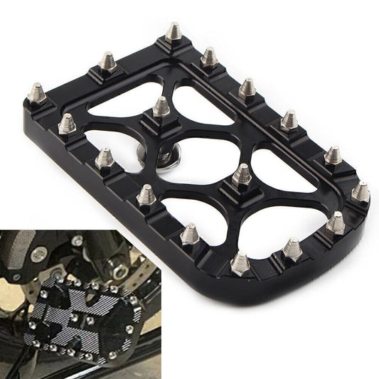 Black MX Style Large Brake Pedal Pad Cover for Harley Electra Glide Softail Dyna