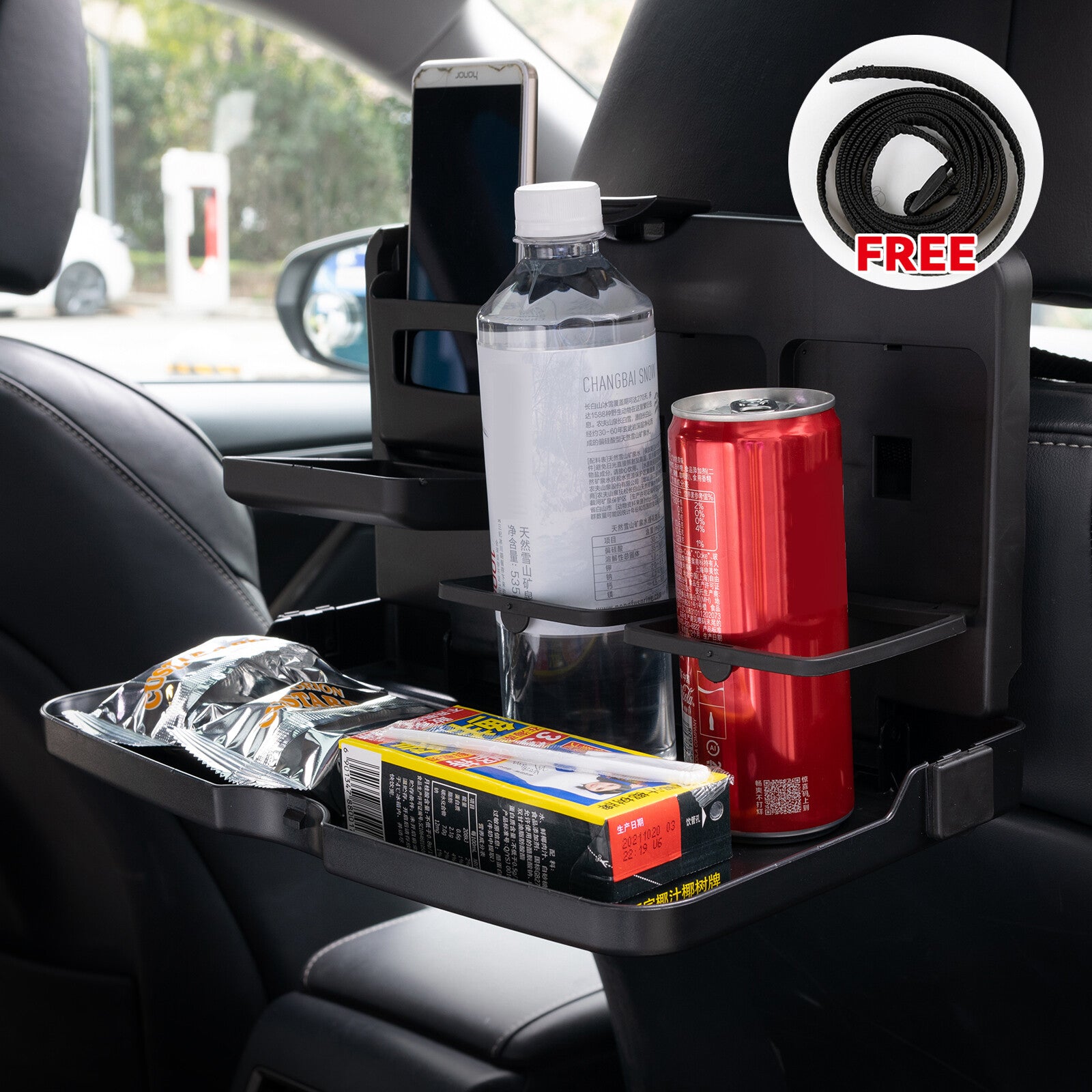 Car rear for seat table folding table for car rear for seat organizer folding tray new