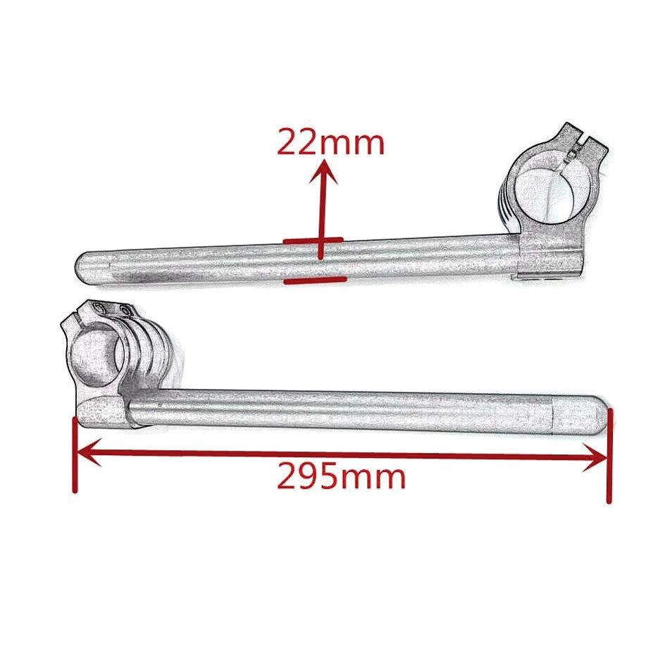 Fit for Yamaha XS360 SRX250 XV250 XS400 Clip-On Fork Tube Adjustable Handlebar