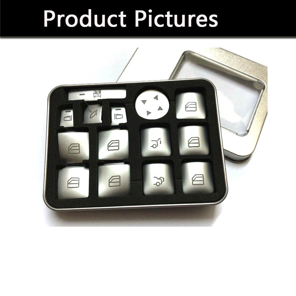 14pcs Door Armrest Window Lift Control for Seat Switch Button Fit for Benz W204 W212