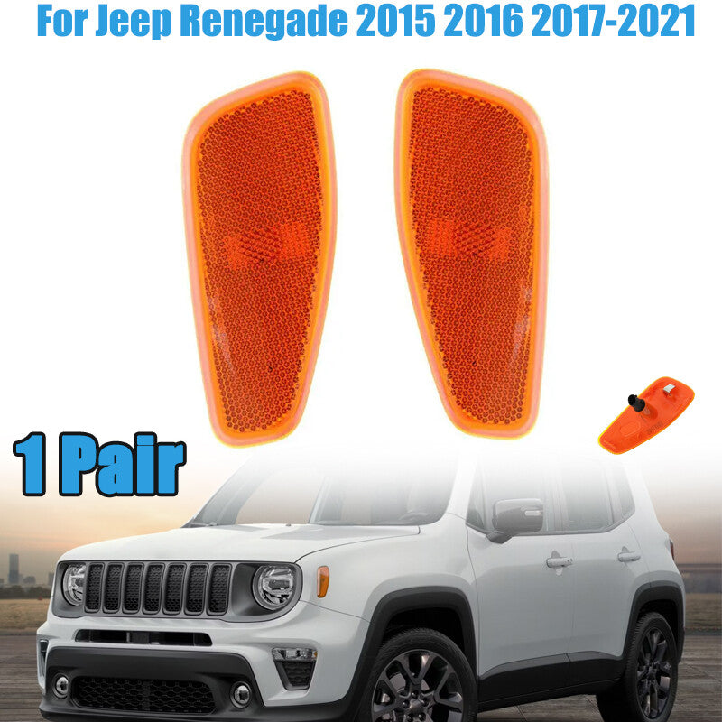 Left Right Front Side Marker Lights Width Lamp for Jeep Renegade 2015-2021