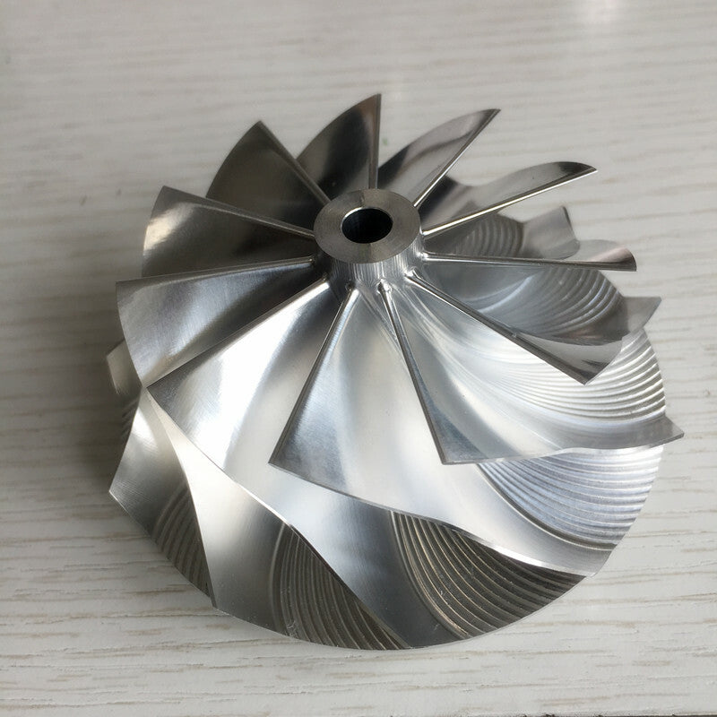 T04R 67.00/84.00 mm 11+0 blade turbocharger, turbocharger billet, compressor wheel
