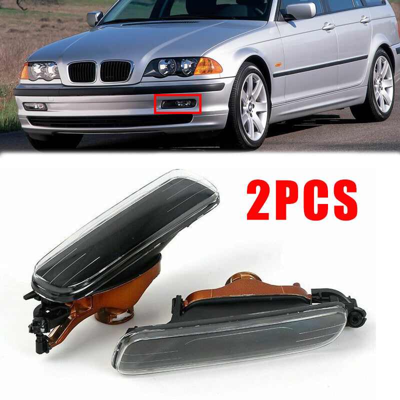1Pair for BMW E46 323i 1999-2001 Front Fog Light Bumper Without bulbs Right+Left