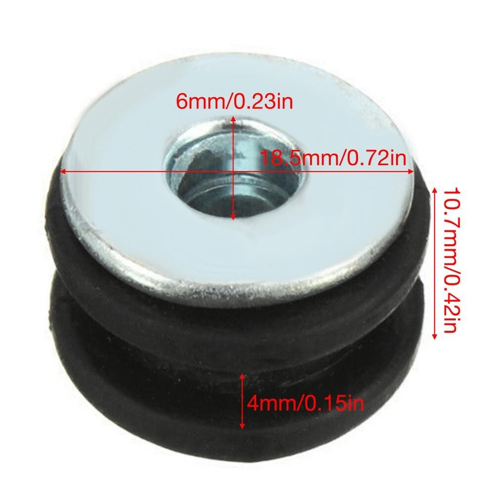 10Pcs Motorcycle Rubber Washers Bolts for Honda for Yamaha for Suzuki for Kawasaki Fairing