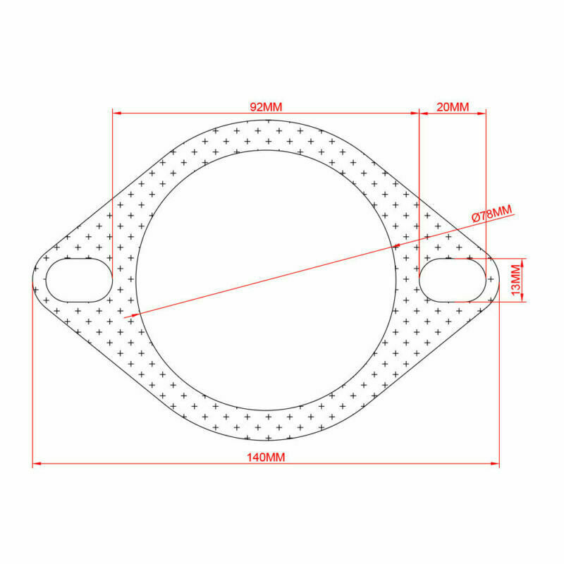 1pc Accessories 3 Inch Exhaust Flange Gasket for Muffler 3 76mm