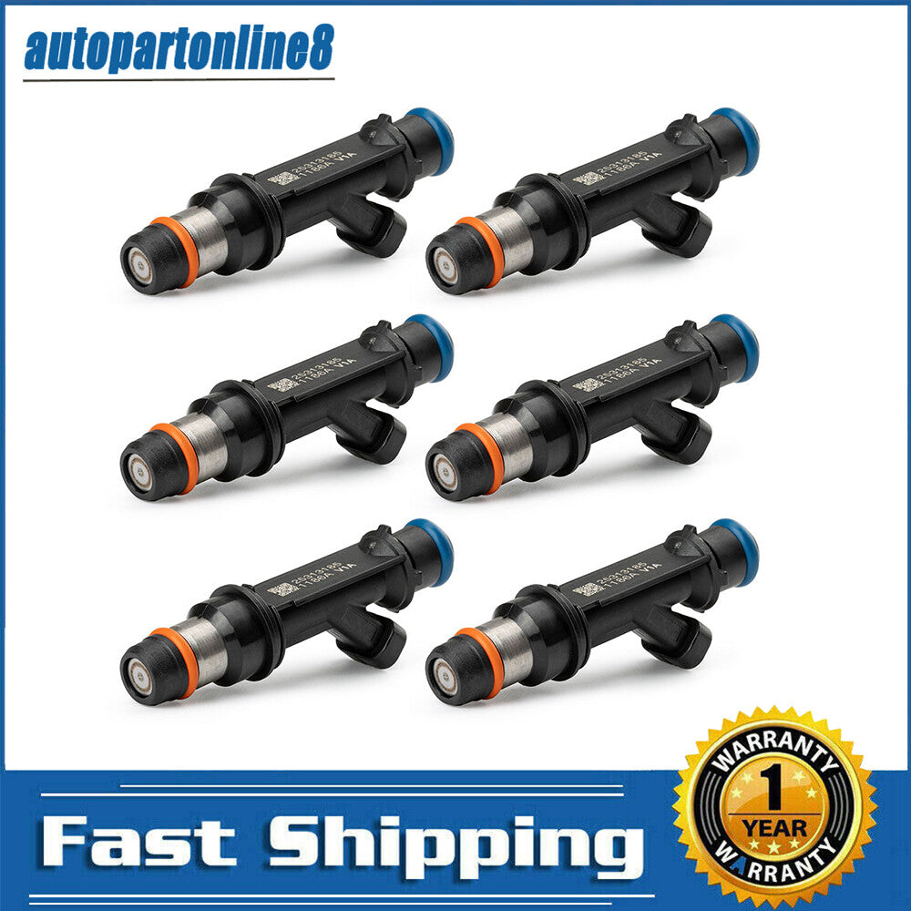 6X 25313185 for Chevy Trailblazer for Isuzu for GMC Envoy 4.2L 2002-04 Fuel Injectors
