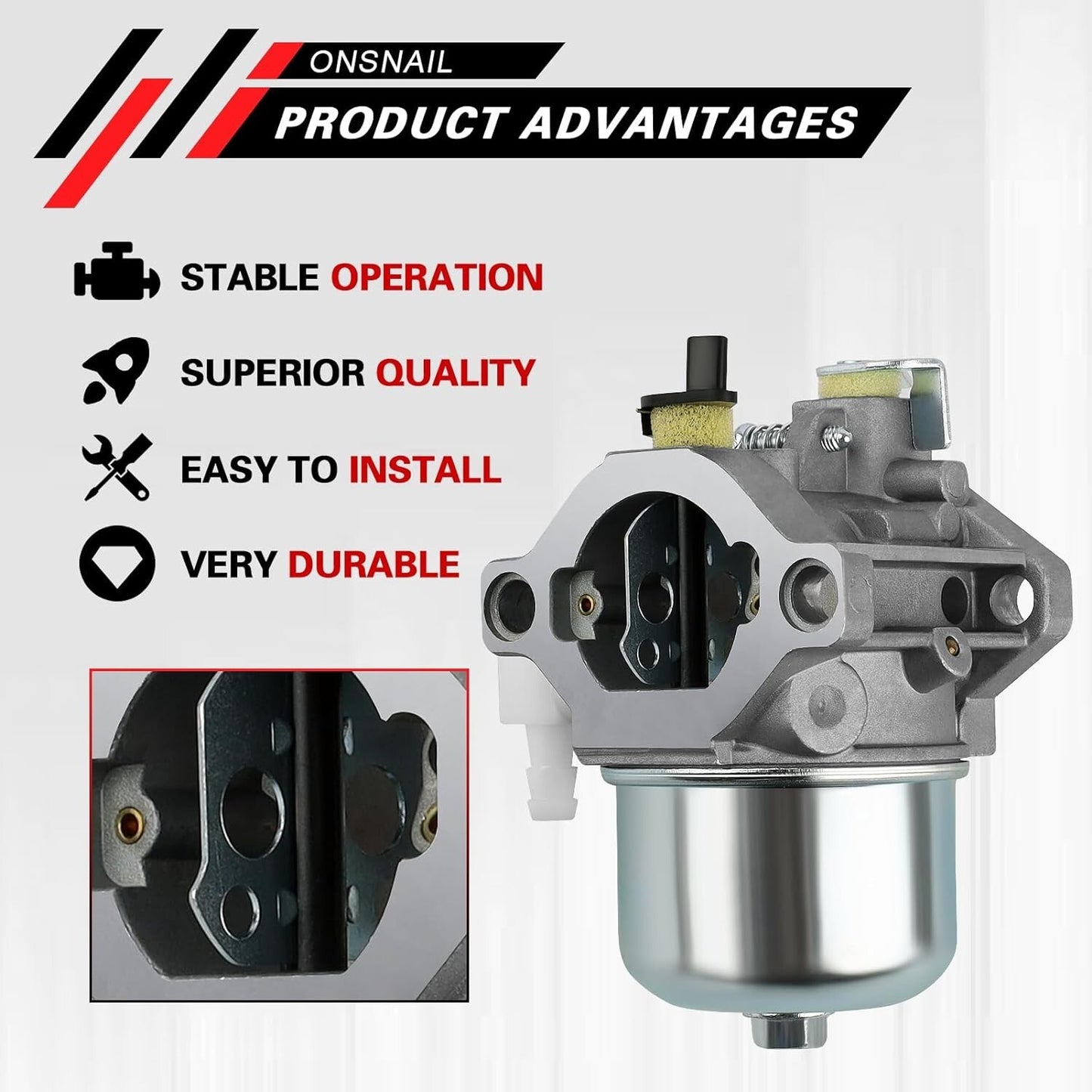 5-4993 Carburetor for LMT Briggs Stratton 19G412 19E412 690115 690111