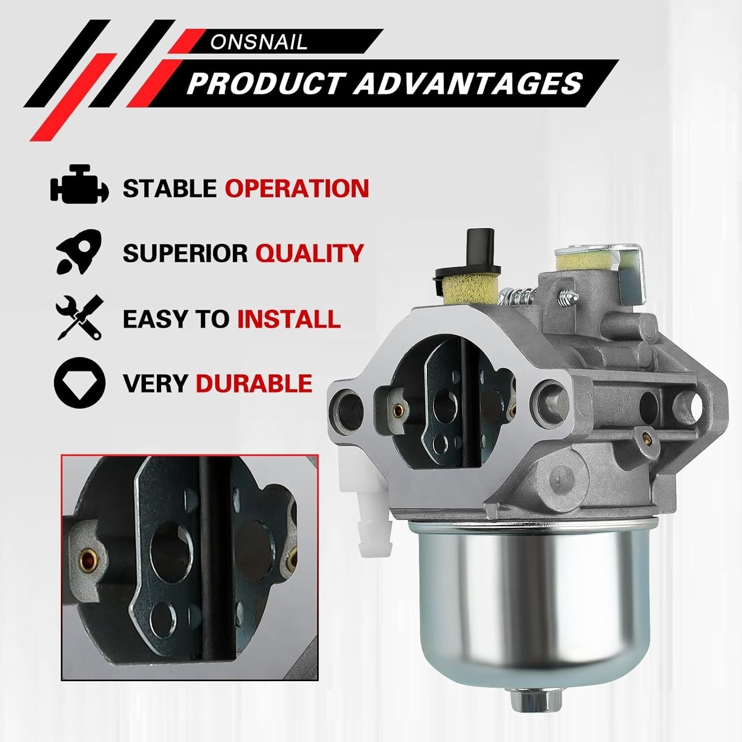 5-4993 Carburetor for LMT Briggs Stratton 19G412 19E412 690115 690111