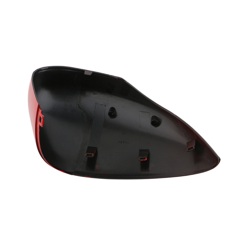 LEFT Rear view Wing Door Mirror Cover Front for Ford Fiesta MK7 08-17 Glossy Red