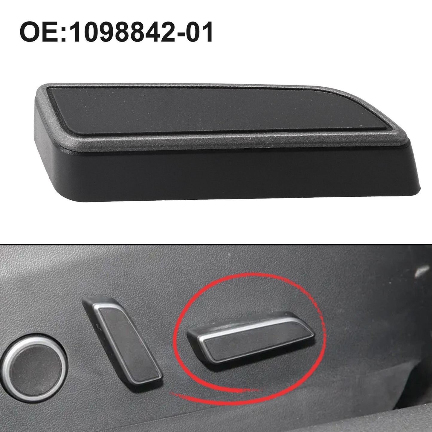 Seats Forward R Long Switch Button for Tesla Model 3/Y 2021-2023 1098842-01-D