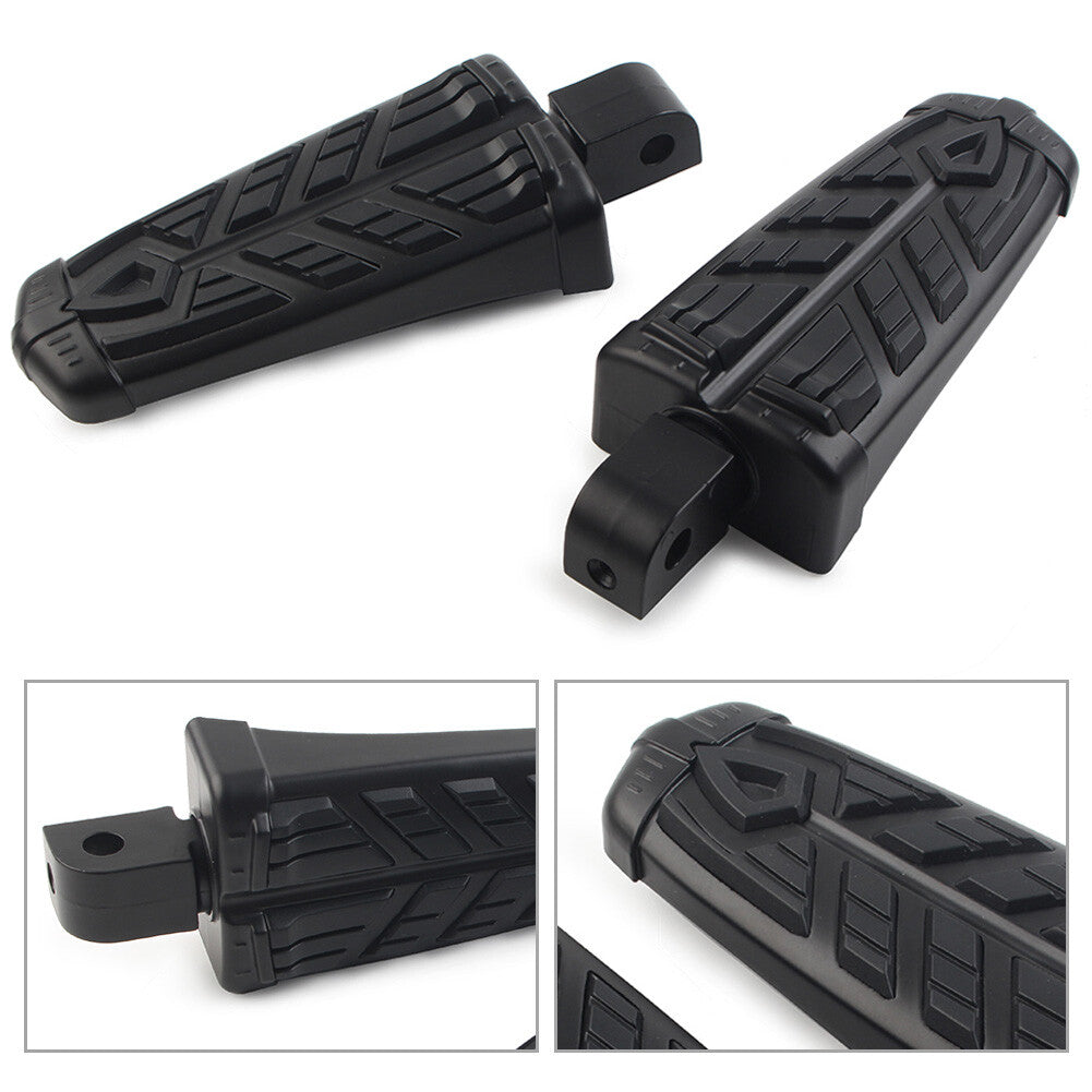 2PCS Rear Footrests Foot Pegs Pedals Set for Honda VTX 1800 2002-2008 Black Bike