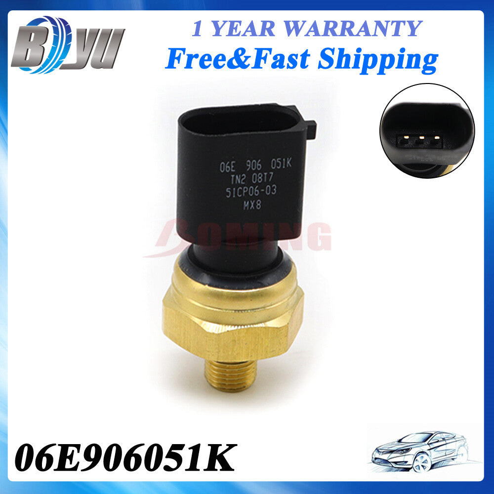 06E906051K for Audi A3-A6 TT Quattro Q5 S5 for VW Eos GTI for Jetta Fuel Pressure Sensor