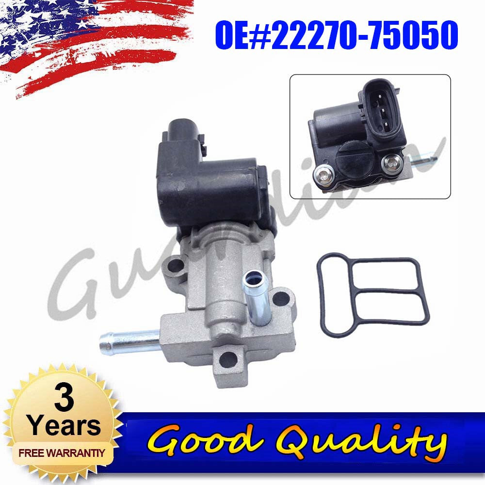 One idle air control valve 22270-75050 for Toyota Tacoma 2000, 2001, 2002, 2003, 2004