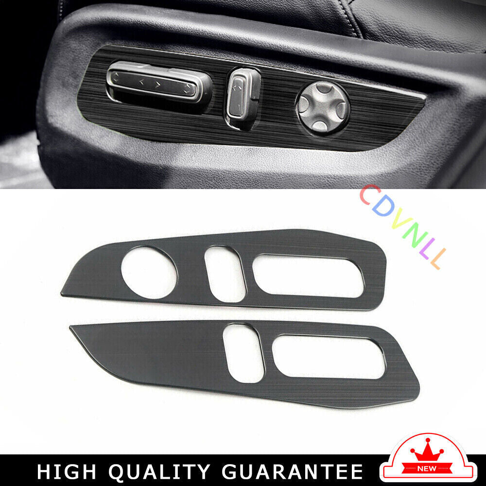 for Seat Adjustment Button Panel Trim for Honda CRV CR-V 2017-2022 Black Titanium