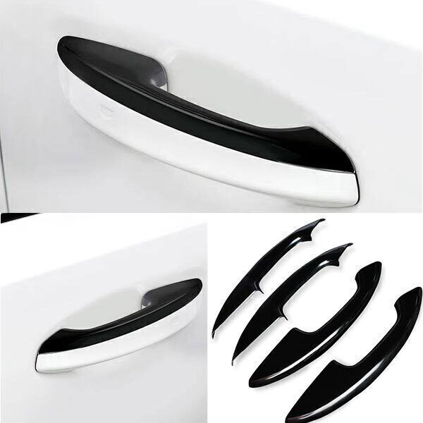 2020-2023 Glossy Black for Cadillac CT5 CT5-V Luxury Door Handle Cover Trim 4pcs