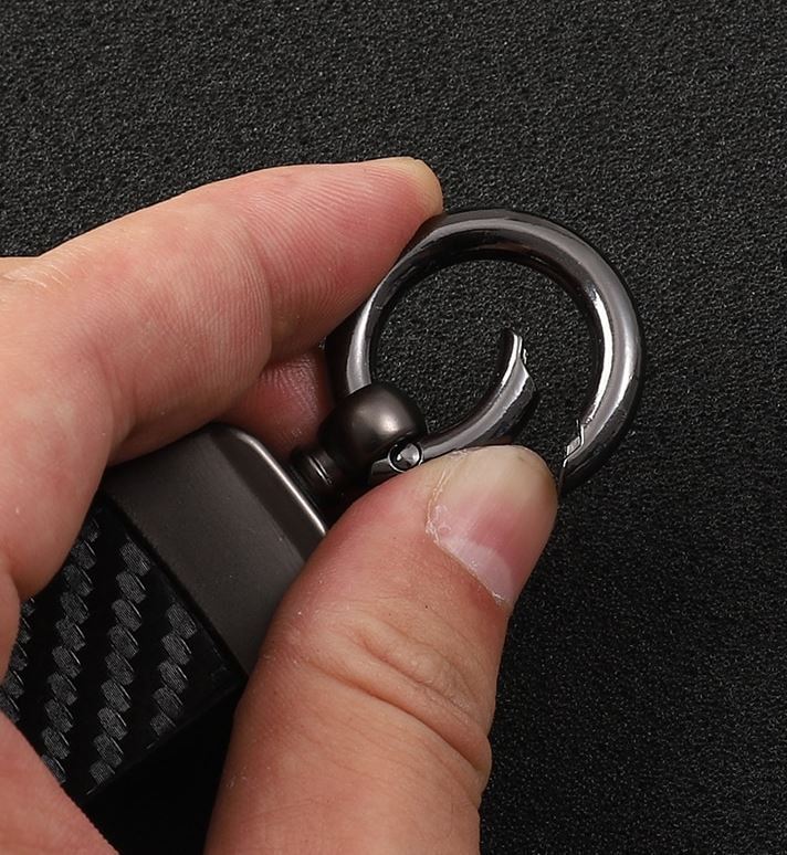 Black Italian flag keychain/metal key ring for Alfa Romeo Giulietta Giulia Mito