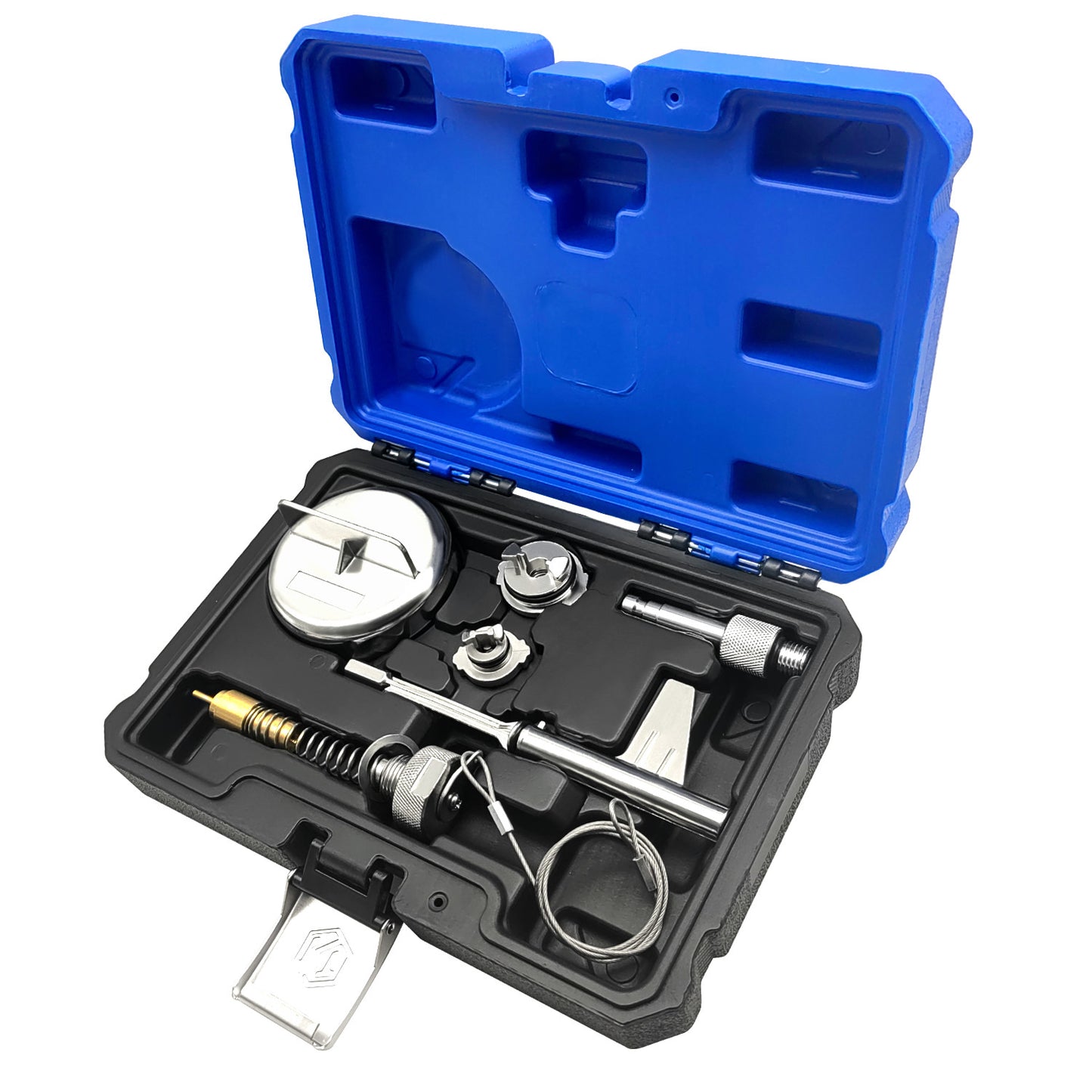 6PCS Metal Transmission Oil Filling Tool Kit for Benz 725.0 9 Speed Transmission