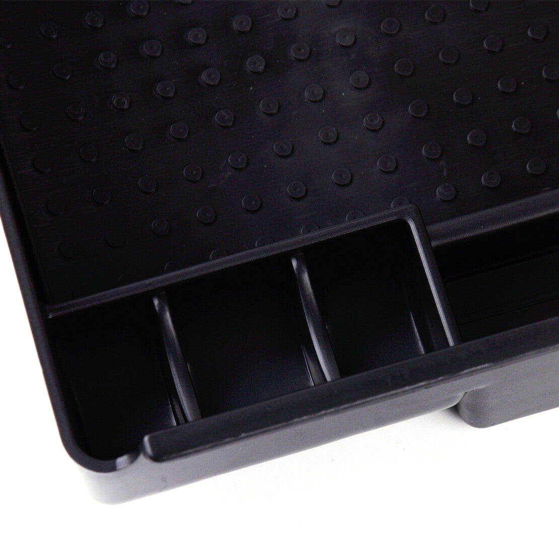 Black ABS Central Console Armrest Storage Box Tray Fit for Volvo XC60 S60 11-17