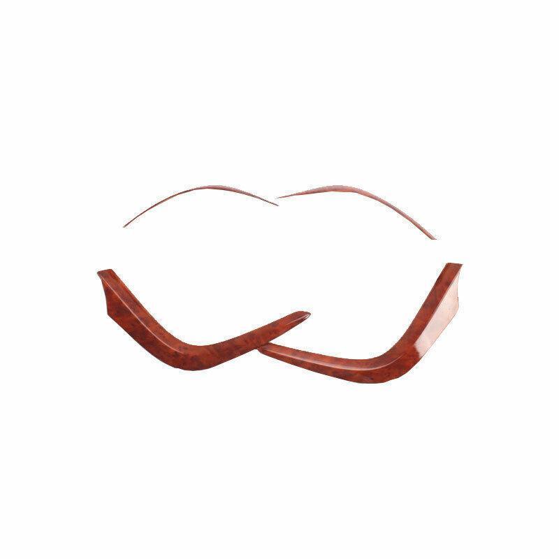 for Toyota for Corolla 2009-13 Peach Wood Grain Center Console Gear Shift Side Strip