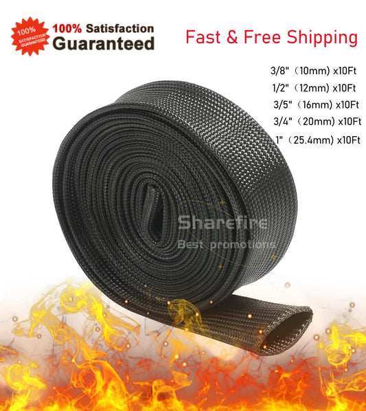 Heat Shield fireproof insulated wire conduit cover for automatic heat packing of loom tubing