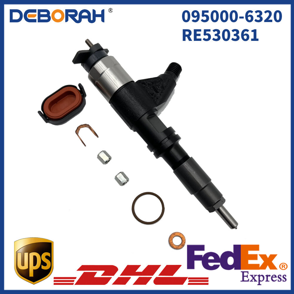 095000-6320 COMMON RAIL FUEL INJECTOR FOR RE546783 RE531210 RE530361