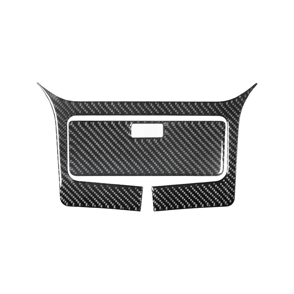 2Pcs Carbon Fiber Interior Center Storage Cover Trim for Hyundai Azera 2006-2011